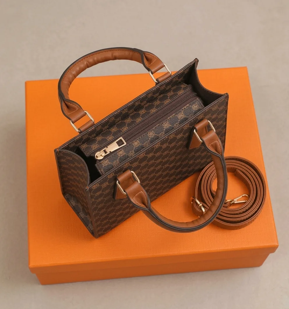 2026 New Trendy Stylish Handbag for Women | Vintage Print | Versatile Shoulder & Crossbody Bag