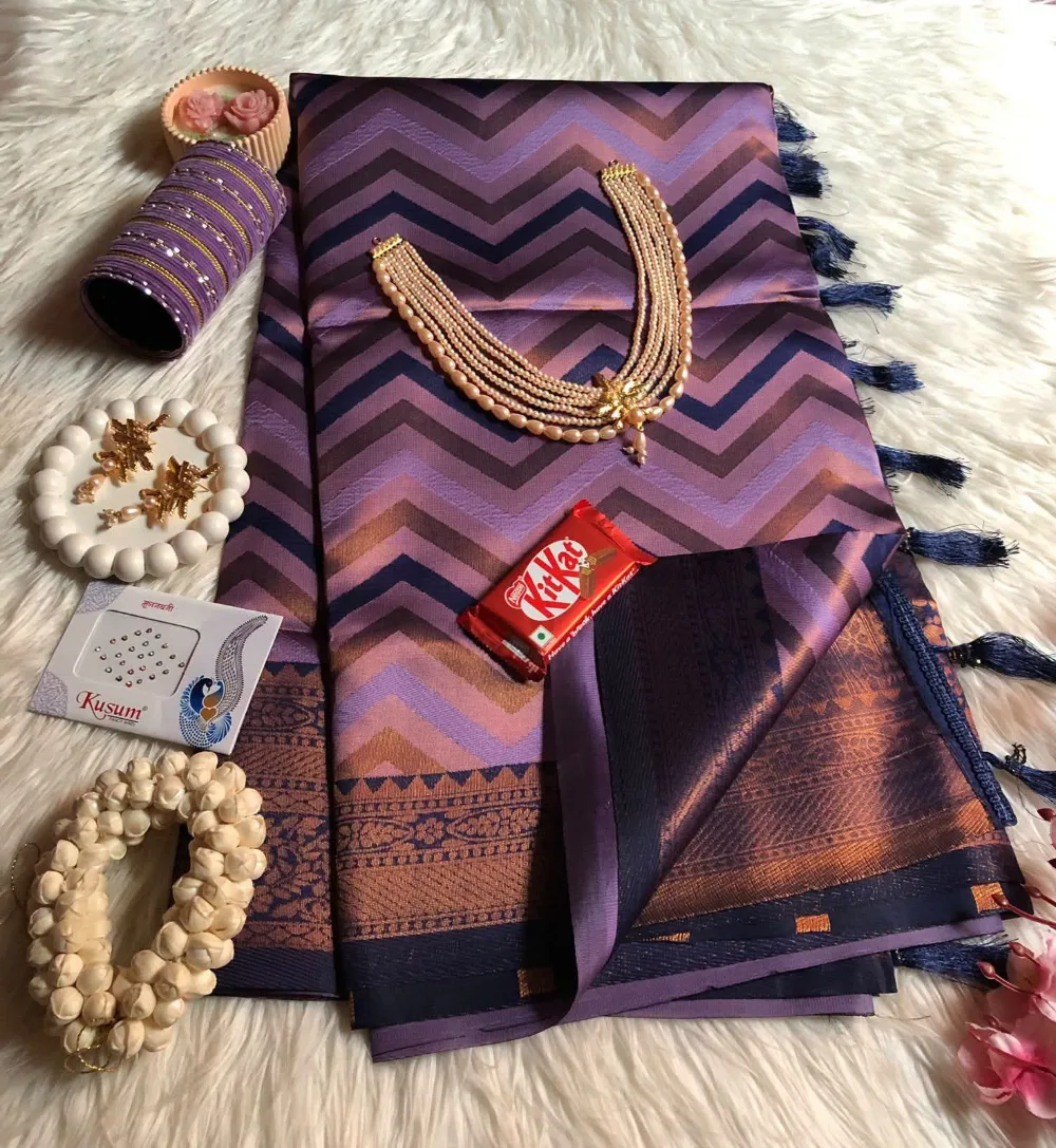 💜 প্রিমিয়াম পার্পল শাড়ি কালেকশন | Elegant Traditional Look